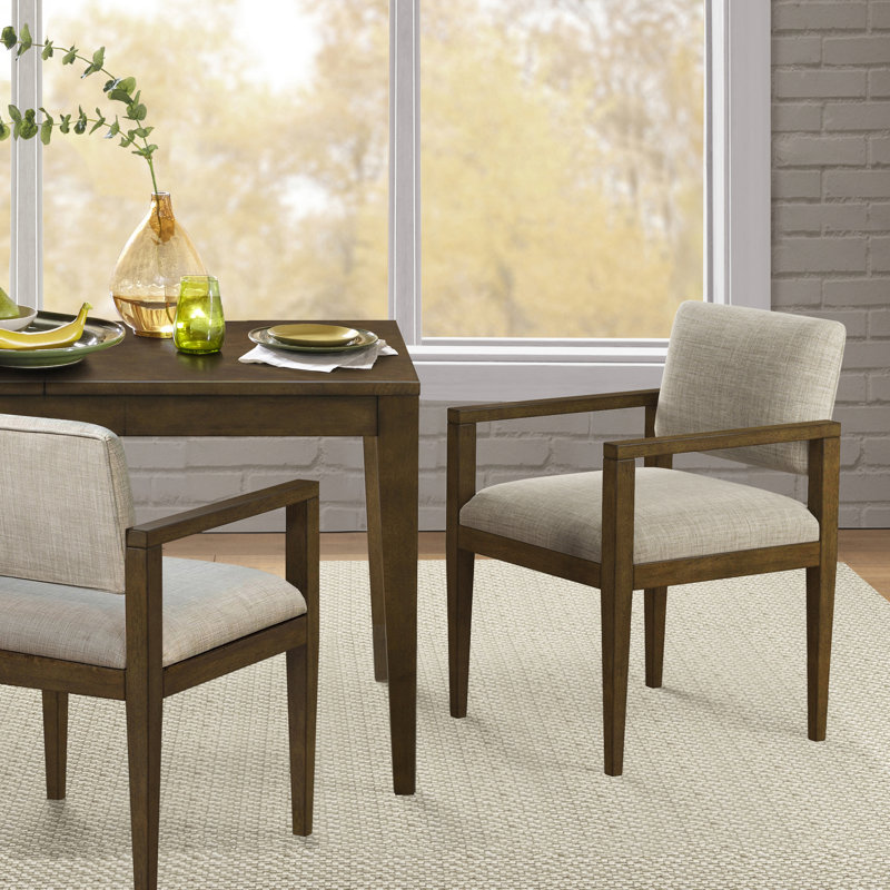 510 Design Modern Upholstered Dining Chairs with Arms 510 Design Modern Upholstered Dining Chairs with Arms